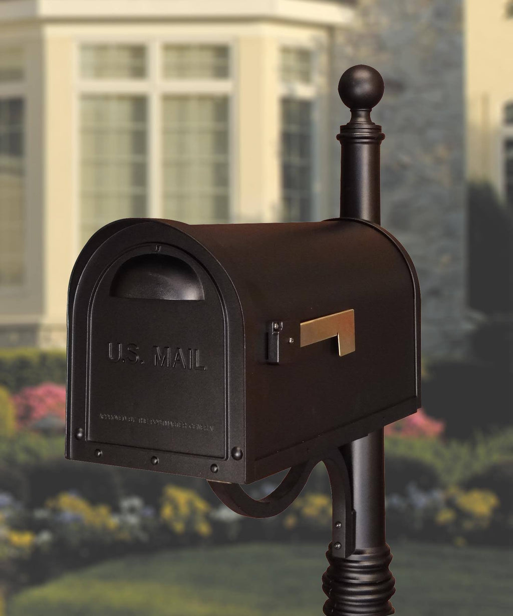 Black Classic Curbside Mailbox B700