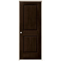 24 in. x 80 in. Espresso Stain Right-Hand Molded Composite MDF Single Prehung Interior Door U7395