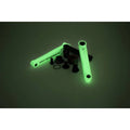 Glow White Thunderbolt Cranks with Bb K9246
