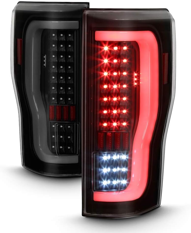 Black Smoke Full LED Tail Lights Brake Lamps Z571941