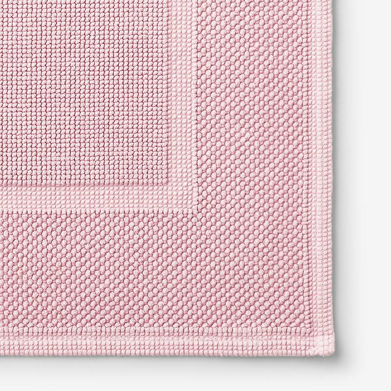Soft Pink Cotton Bath Mat R7249