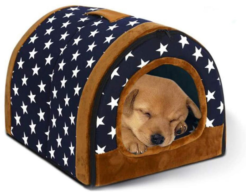 Cat Bed Cave Tent with Removable Cushion I872709