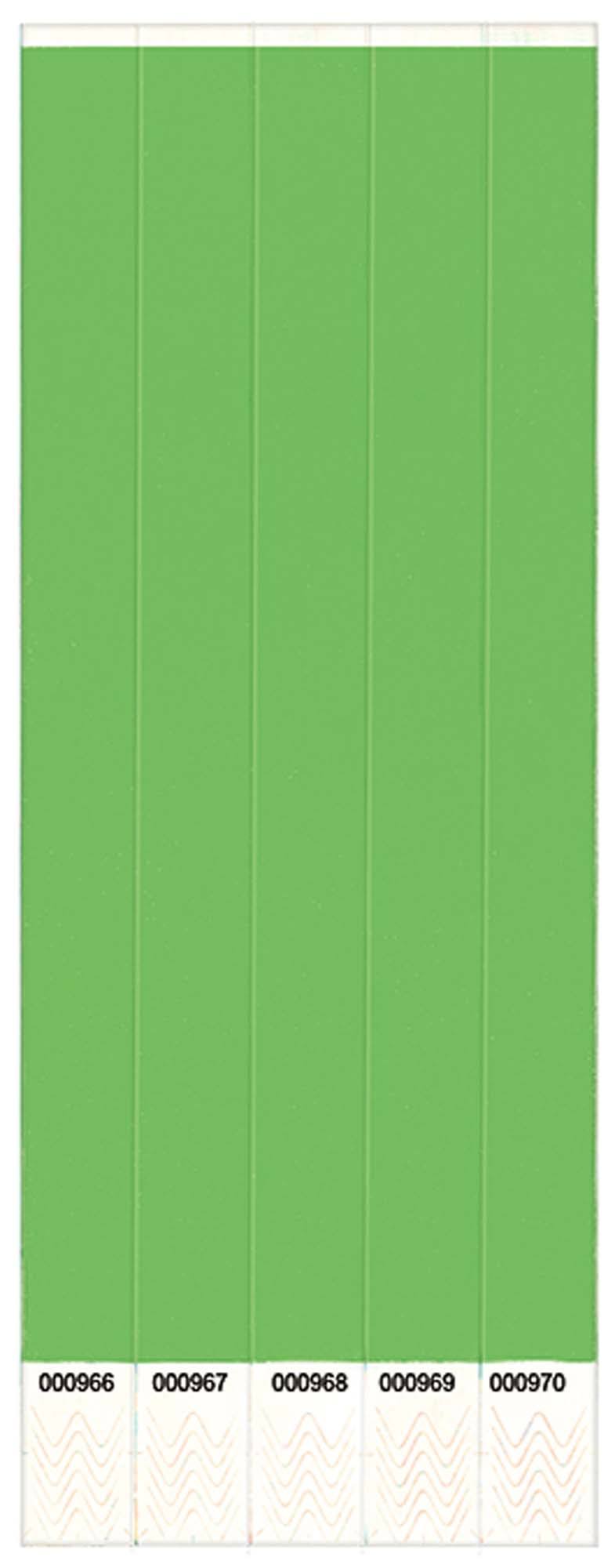 Green Wristbands, Case of 500 C826485