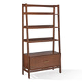 Mahogany Wood 4 Shelf Etagere Bookcase I35605
