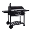 30-Inch Charcoal Grill BBQ Smoker Black J93735