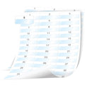 2.13x22 x 0.91 Laminated Labels V527920
