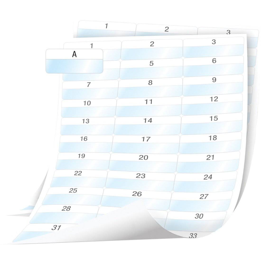 2.13x22 x 0.91 Laminated Labels V527920