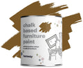 Matte Shabby Chic Chalk Based Furniture Paint 1L Mustard Brown Y77071