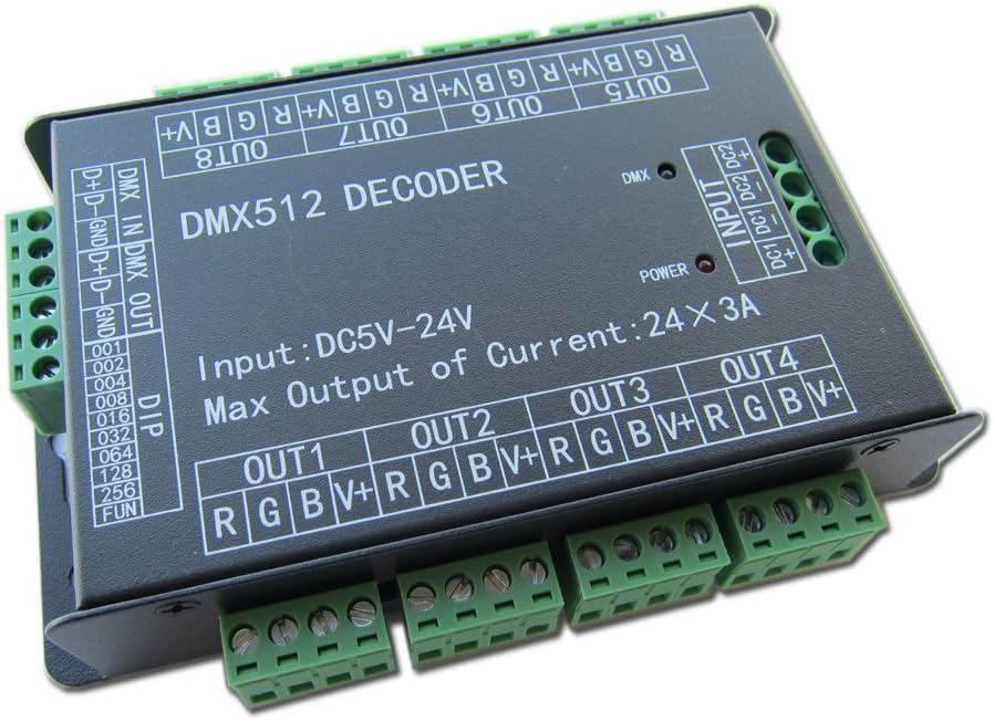 24 Channel RGB DMX512 Controller DC 5V-24V A940