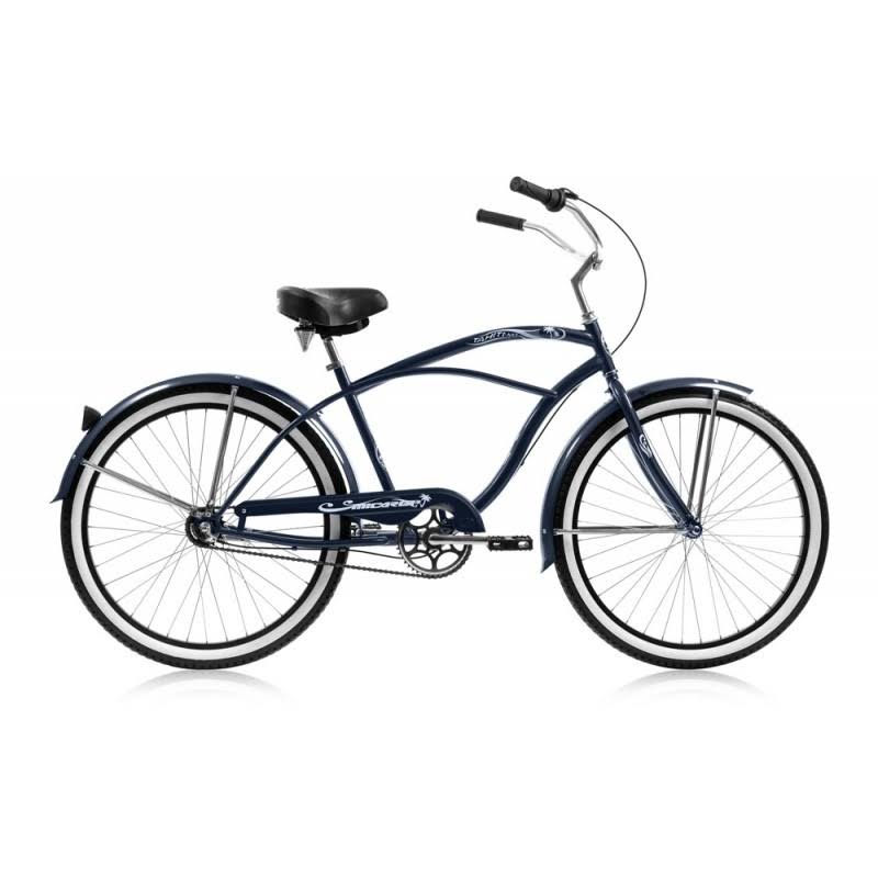 Dark Blue 3 Speed Men&s 26x22 Beach Cruiser K338