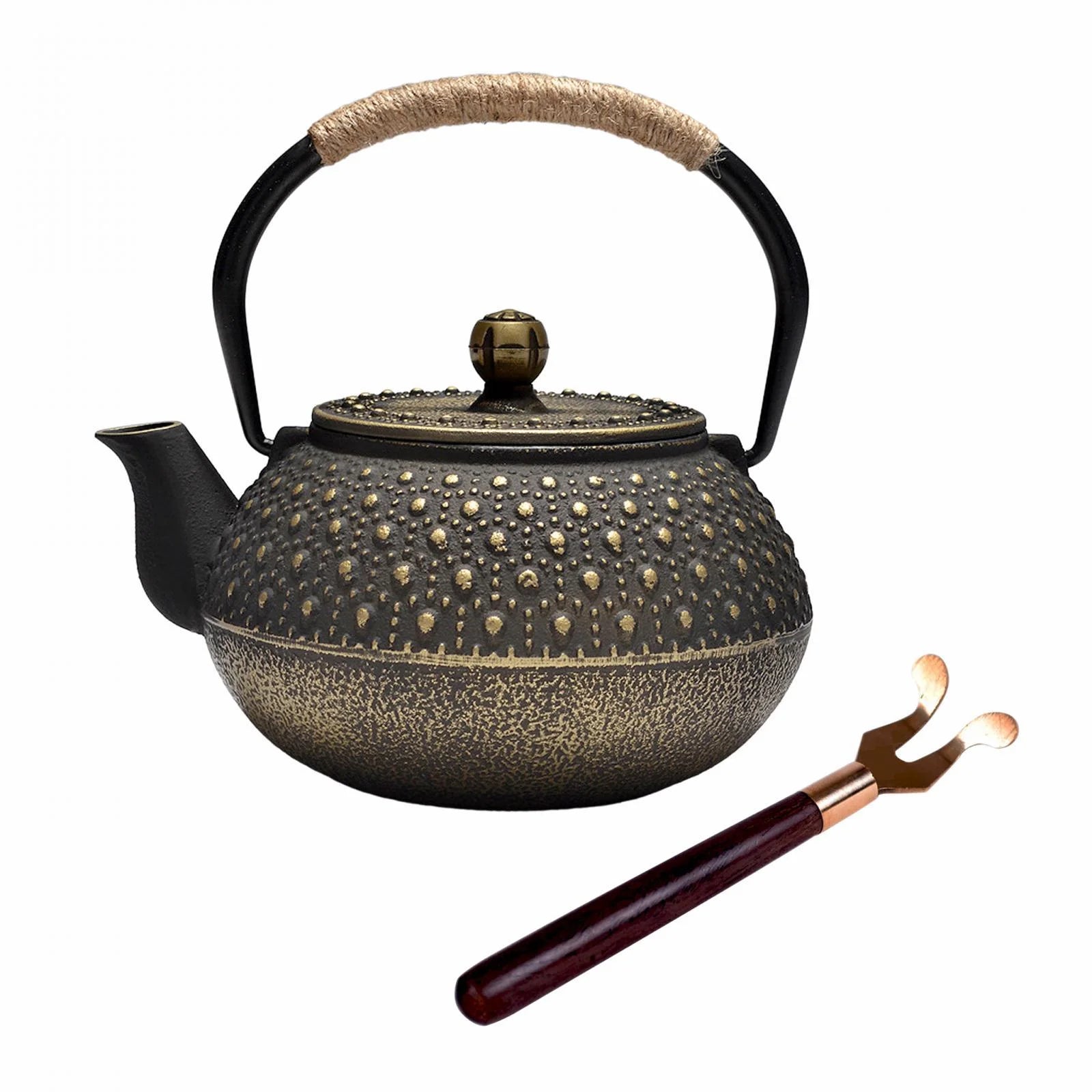Cast Iron Teapot Farmhouse Tea Kettle C43508