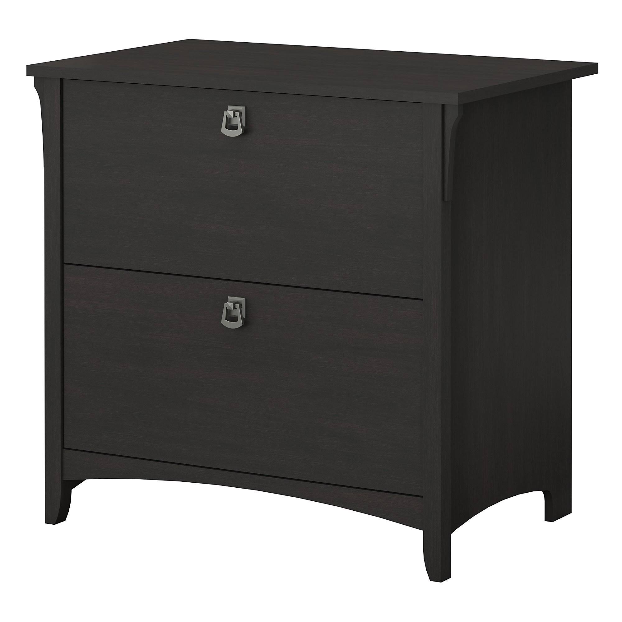 Vintage Black Lateral File Cabinet F1378
