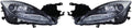 Headlight Assembly for Mazda 6 2011 2012 2013 Pair Black Housing L65639