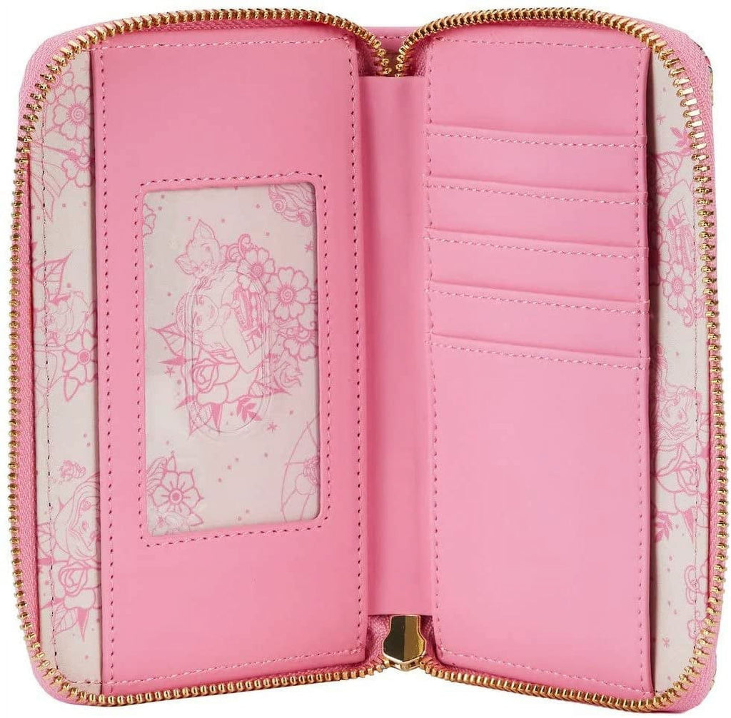 Princess Tattoo Zip Around Wallet A169129