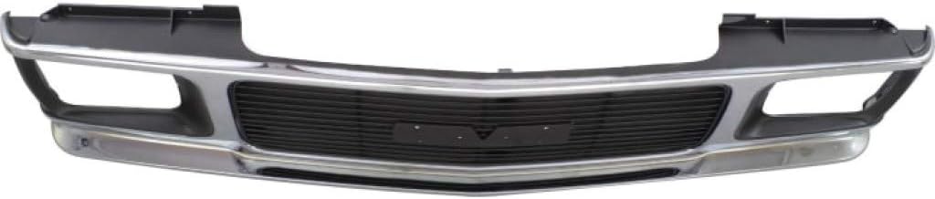 Chrome Shell Grille Assembly with Painted Gray Insert K64043