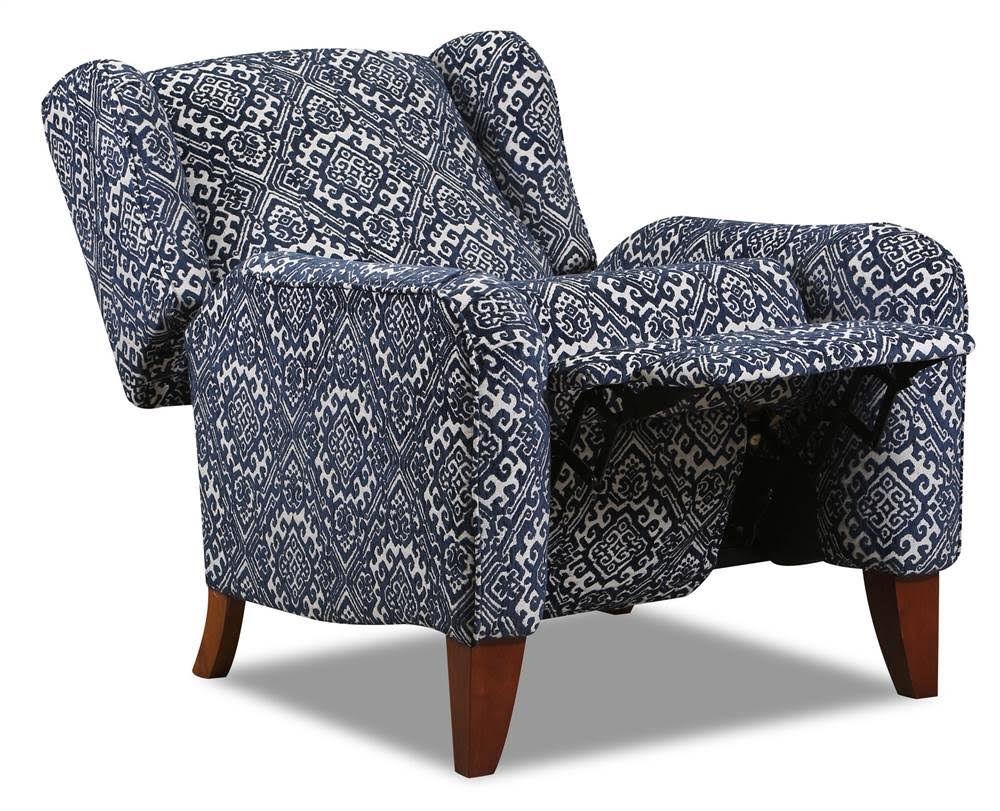 Navy High Leg Recliner M76298