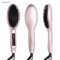 Rose Gold Hair Straightening Brush U13248