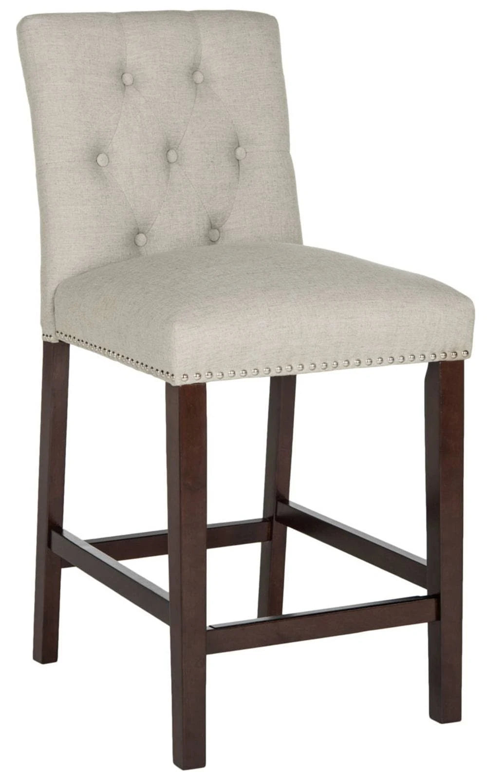 Dark Taupe Counter Stools Set Of 2 Z264858