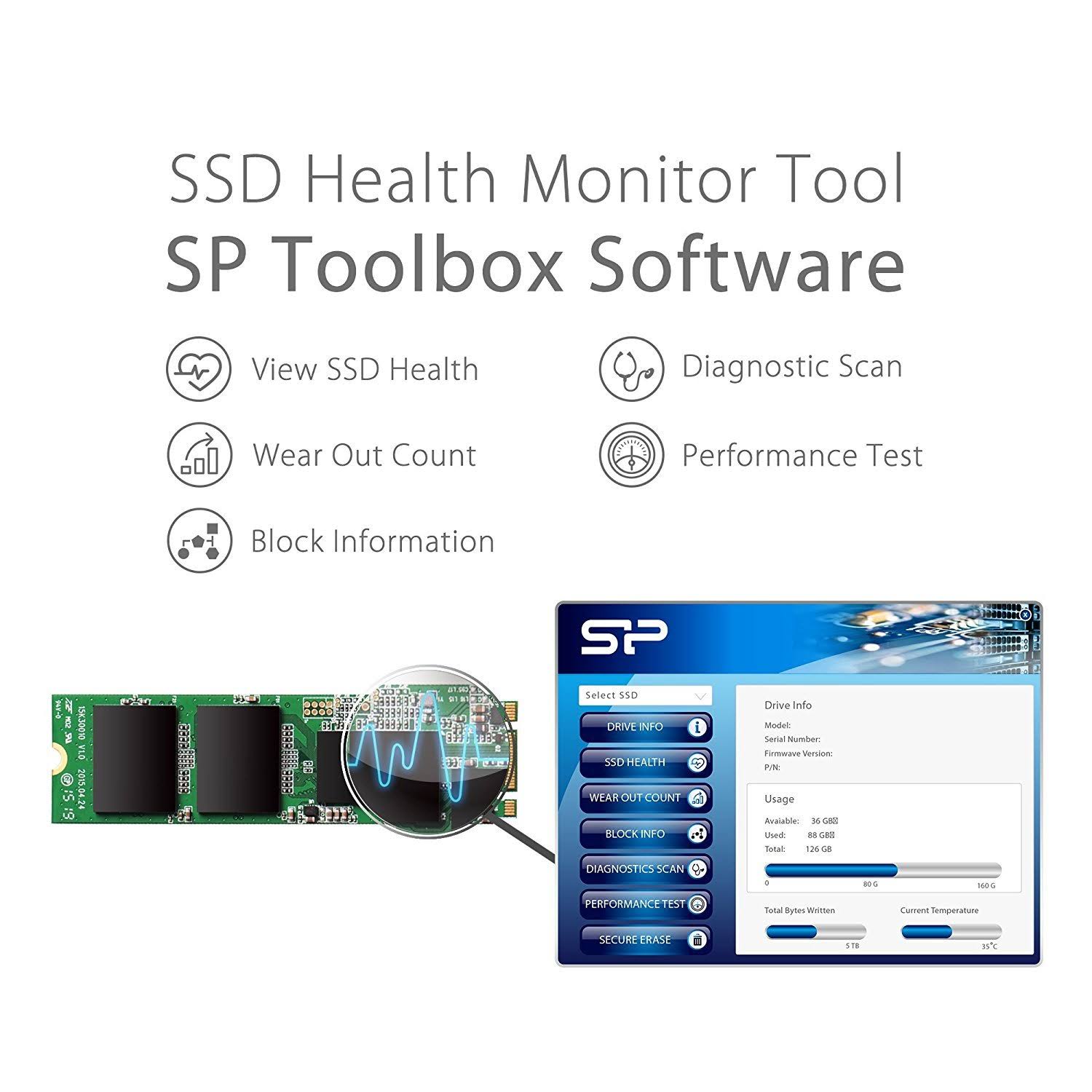 120GB M.2 2280 SATA III Internal Solid State Drive N39702
