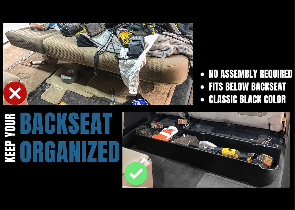 Under Seat Storage Box for Ford F-150 SuperCrew Crew Cab 2009-2014 K8413
