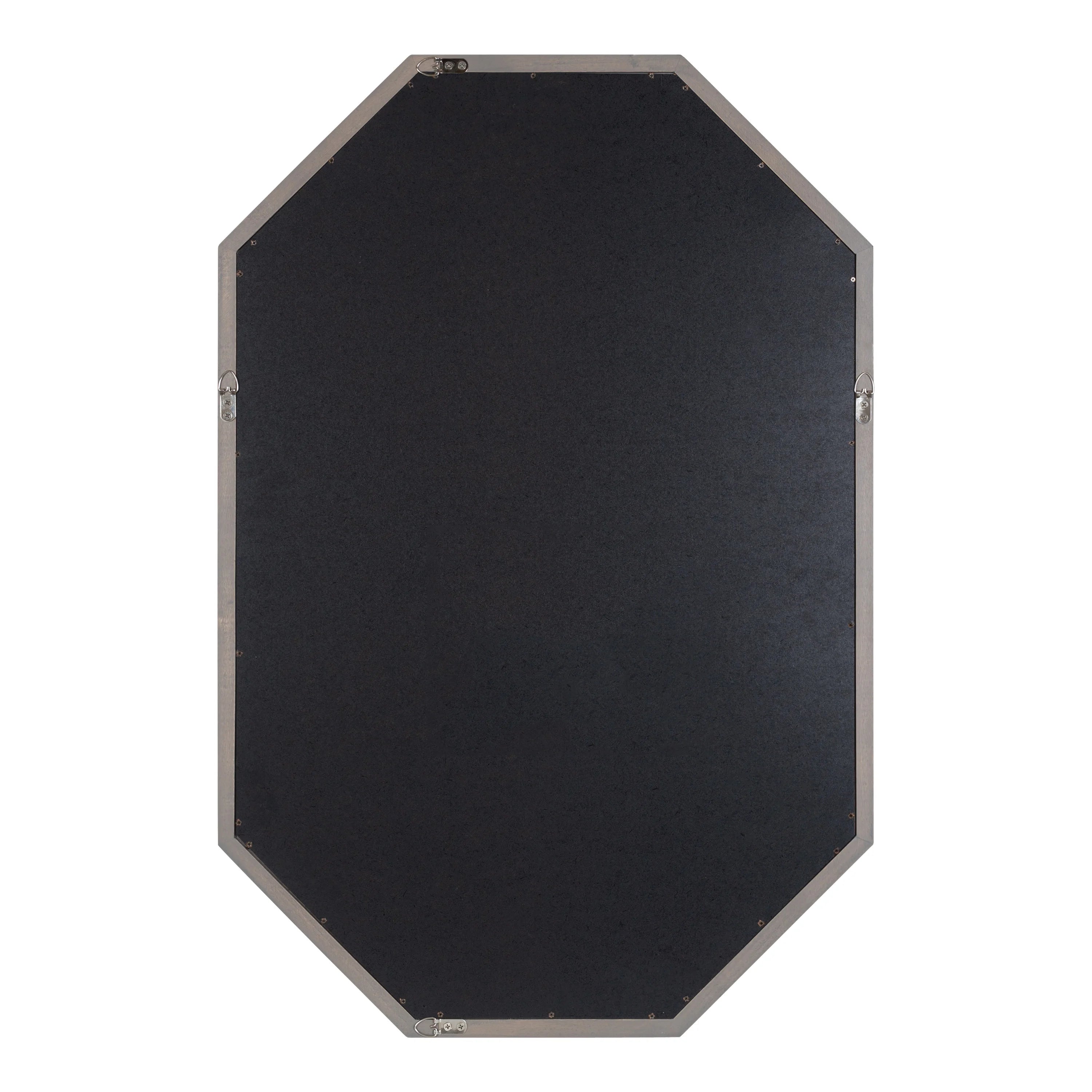Octagon Wall Mirror, Gray 24x36 H67803