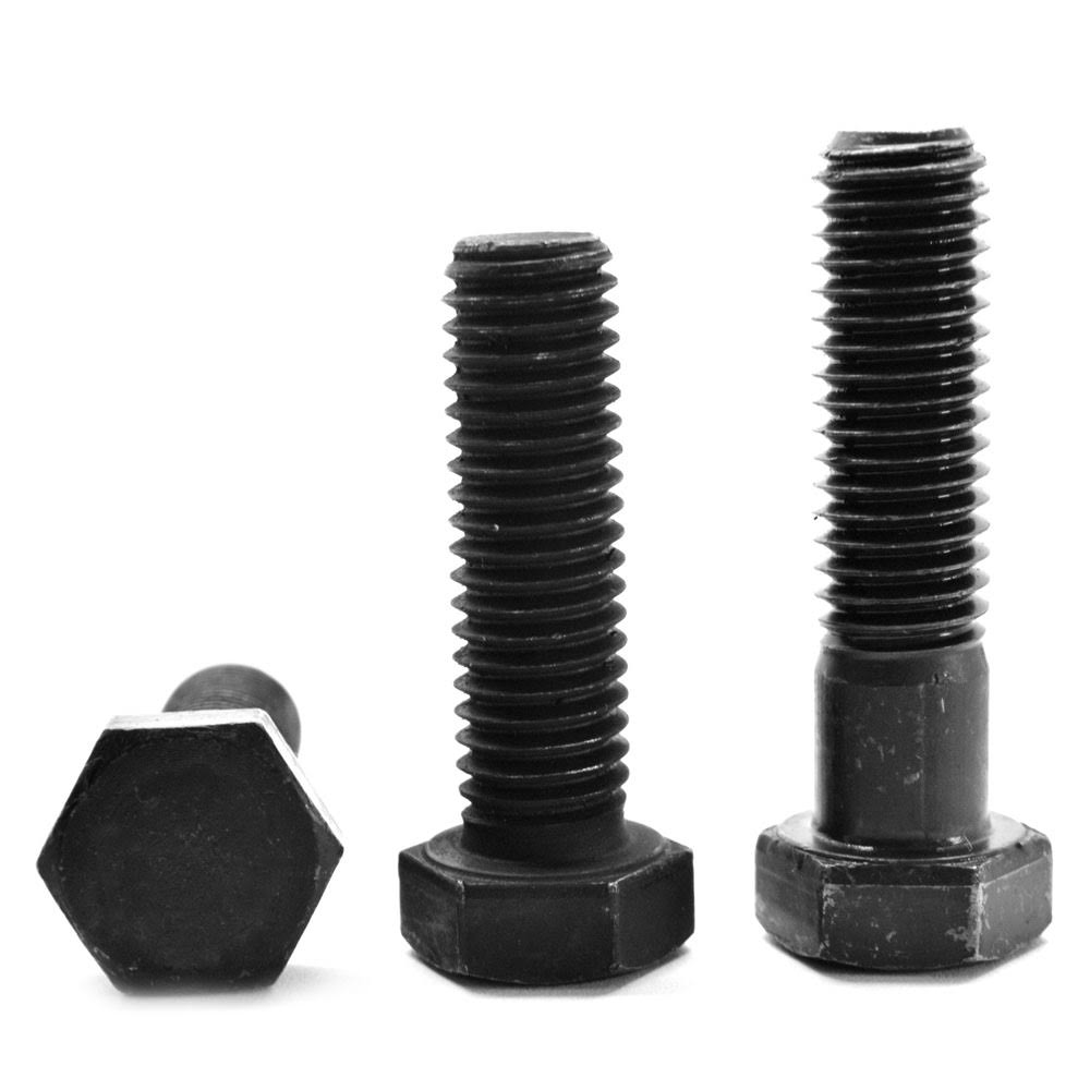 7/8x22-9 x 6x22 Coarse Thread Grade 8 Hex Cap Screw Alloy Steel Black Oxide B2891
