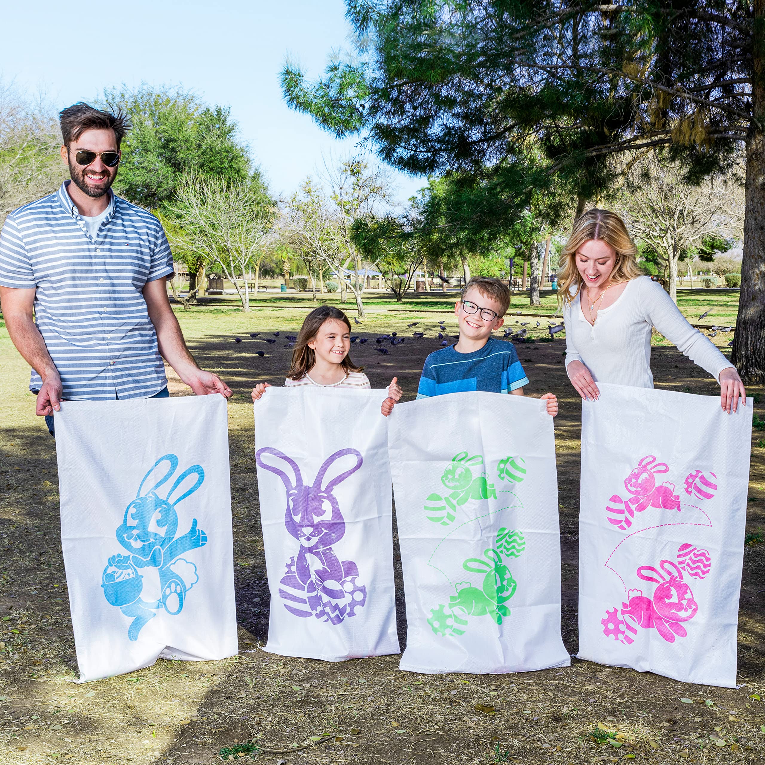 36Pcs 6 Player Easter Potato Sack Race Bags for Kids R187541