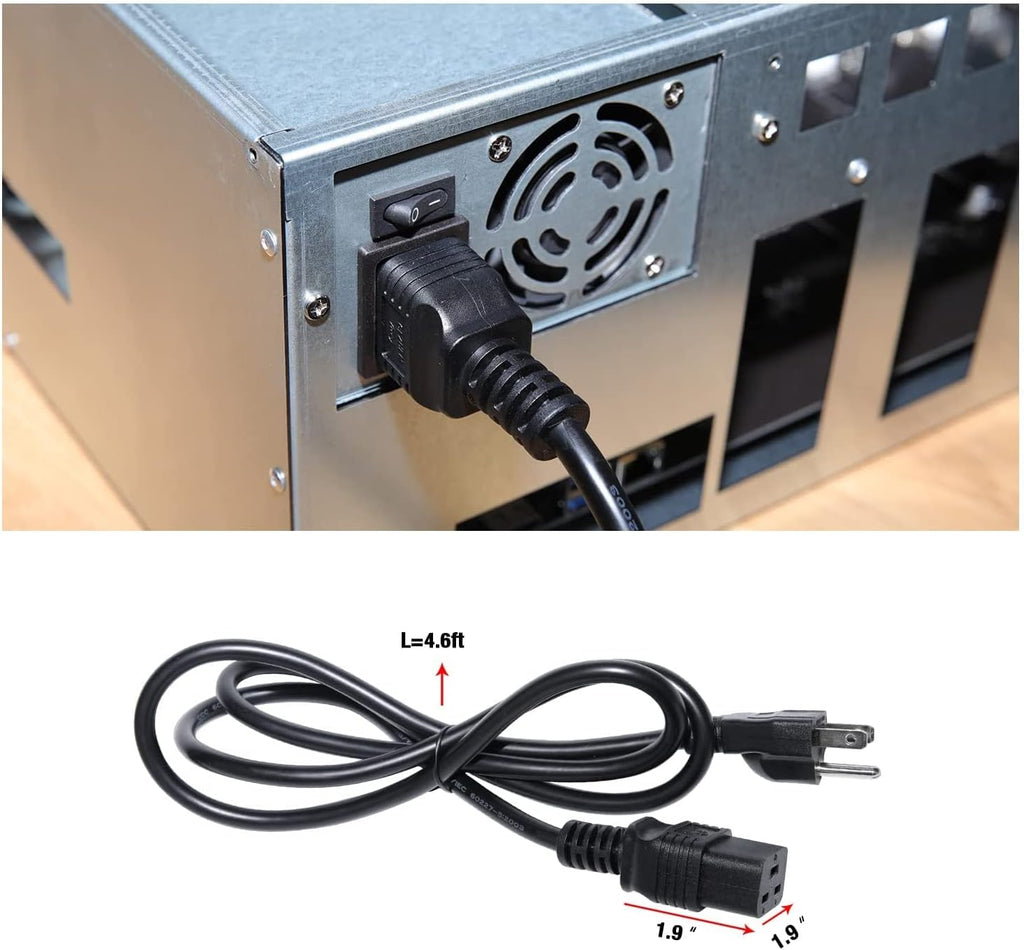 2000W Power Supply for Antminer S9 S7 L3 Mining AC110-240V U385