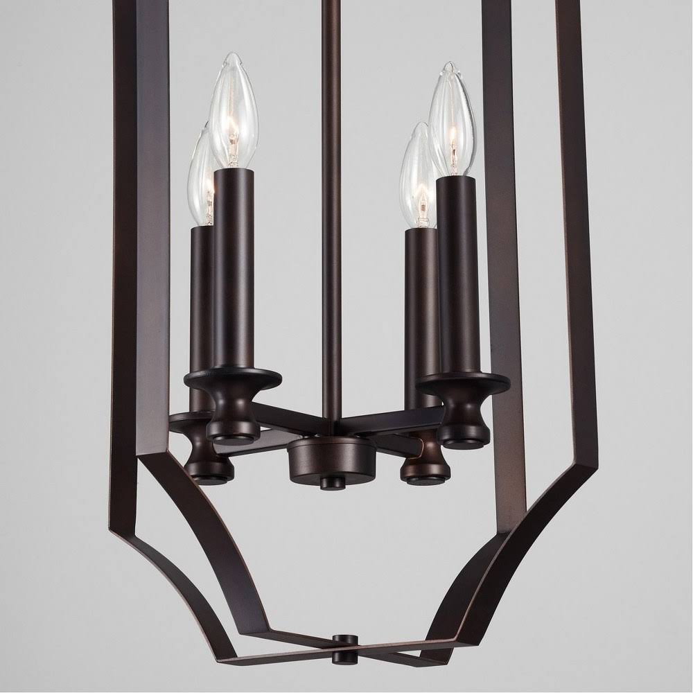 Matte Black 4 Light Foyer N938899