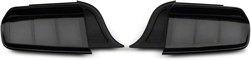 Gloss Black LED Tail Lights with Smoked Lens C47375