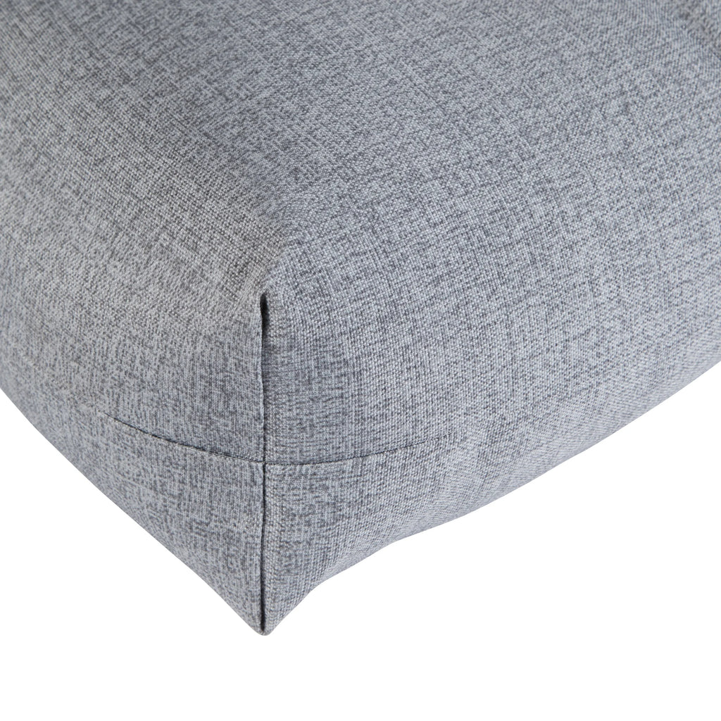 Heather Gray Outdoor Tufted Chair Cushion Set of 2 H749