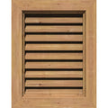 Unfinished Functional Vertical Gable Vent V416005
