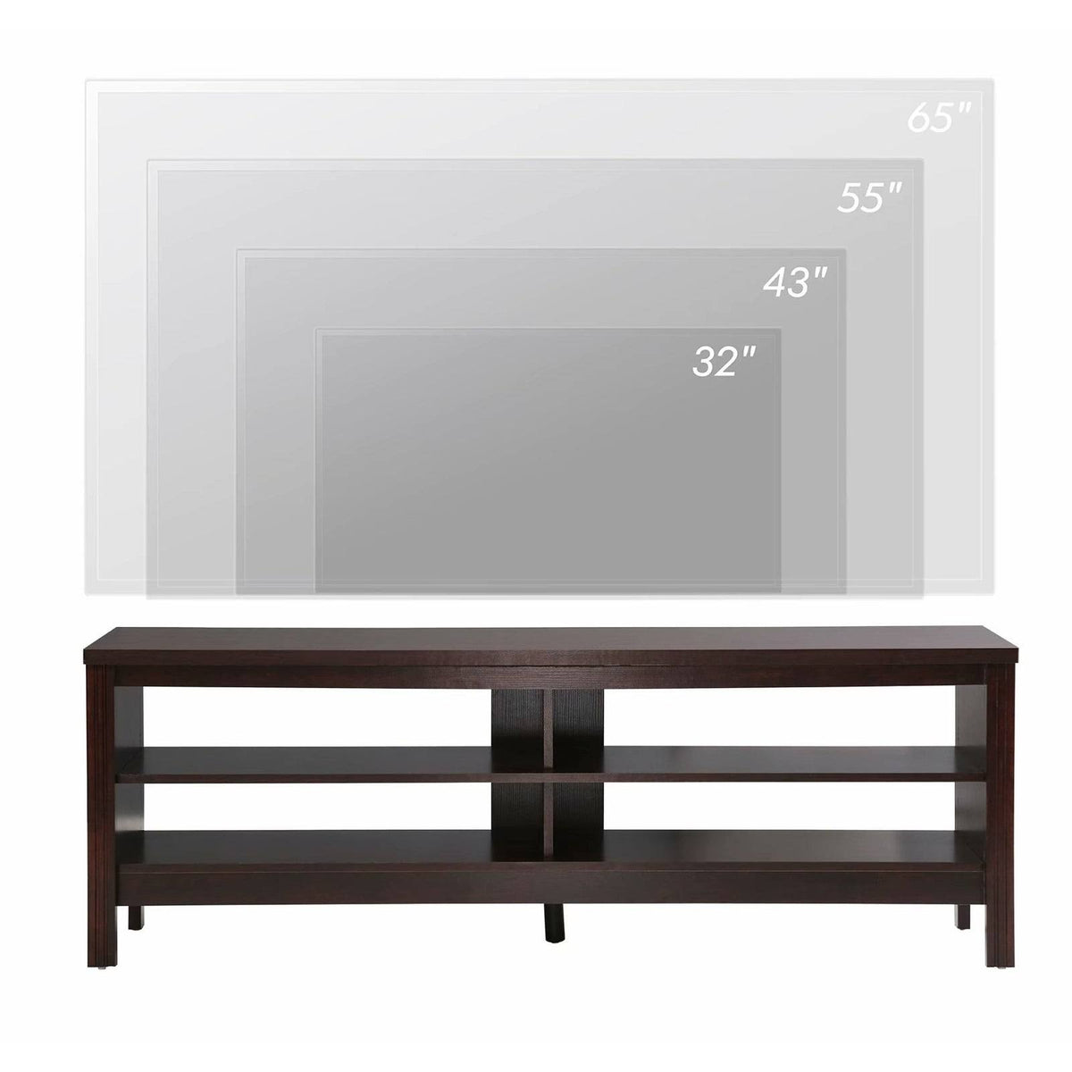 Walnut/Oak Wood TV Stand O1393