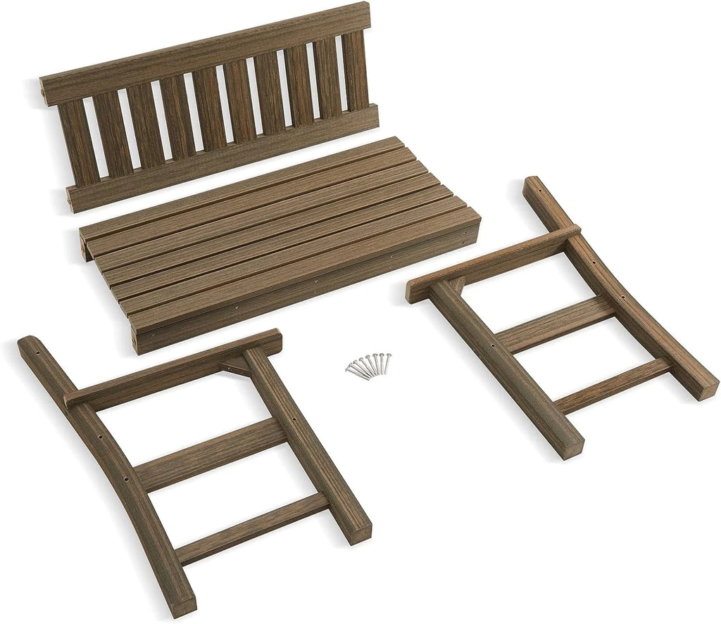 Poly Lumber HDPE 2-Person Garden Bench K335
