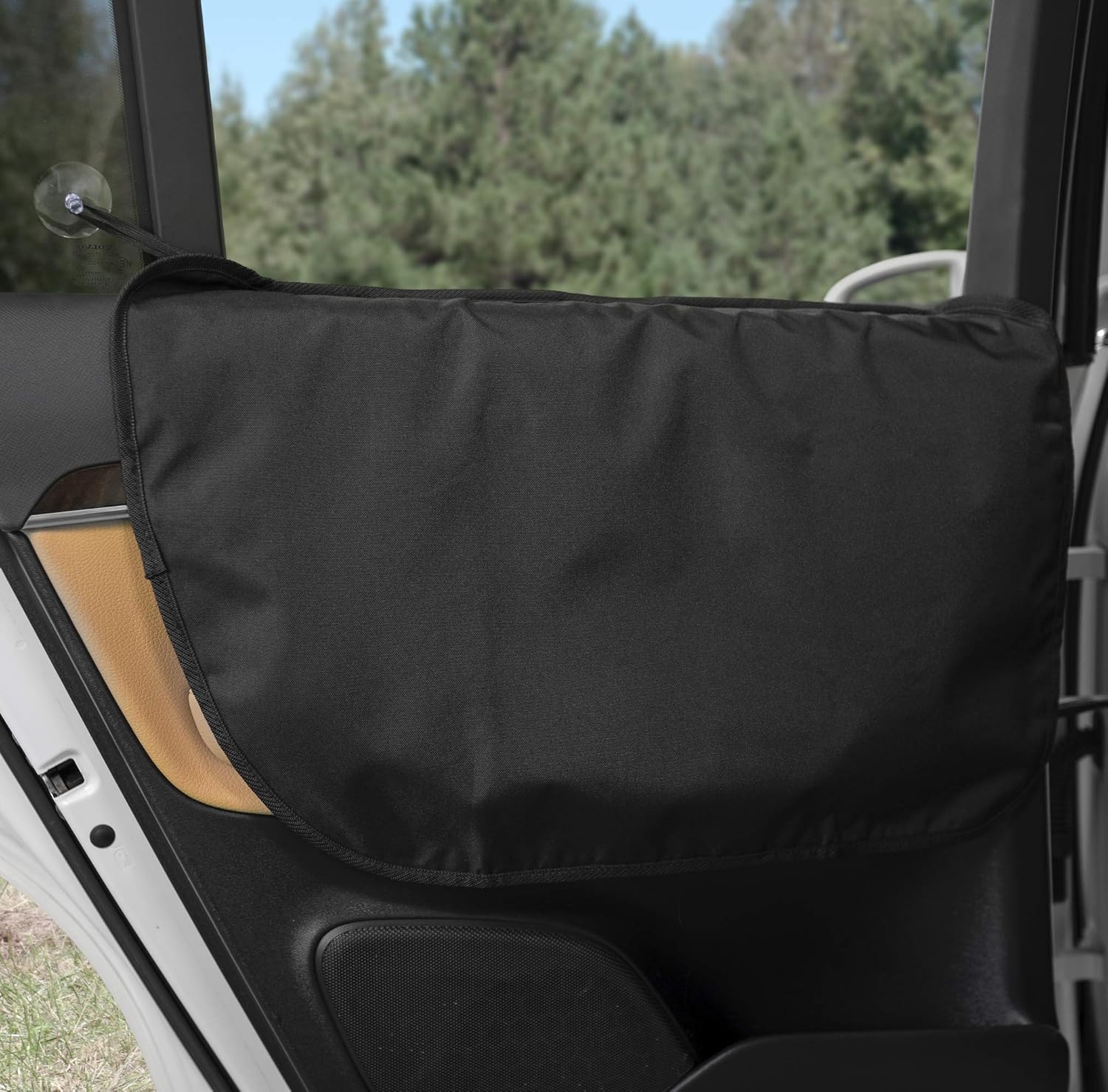 Velvet Car Door Protector, Washable Waterproof, Set of 2 London Grey R54378