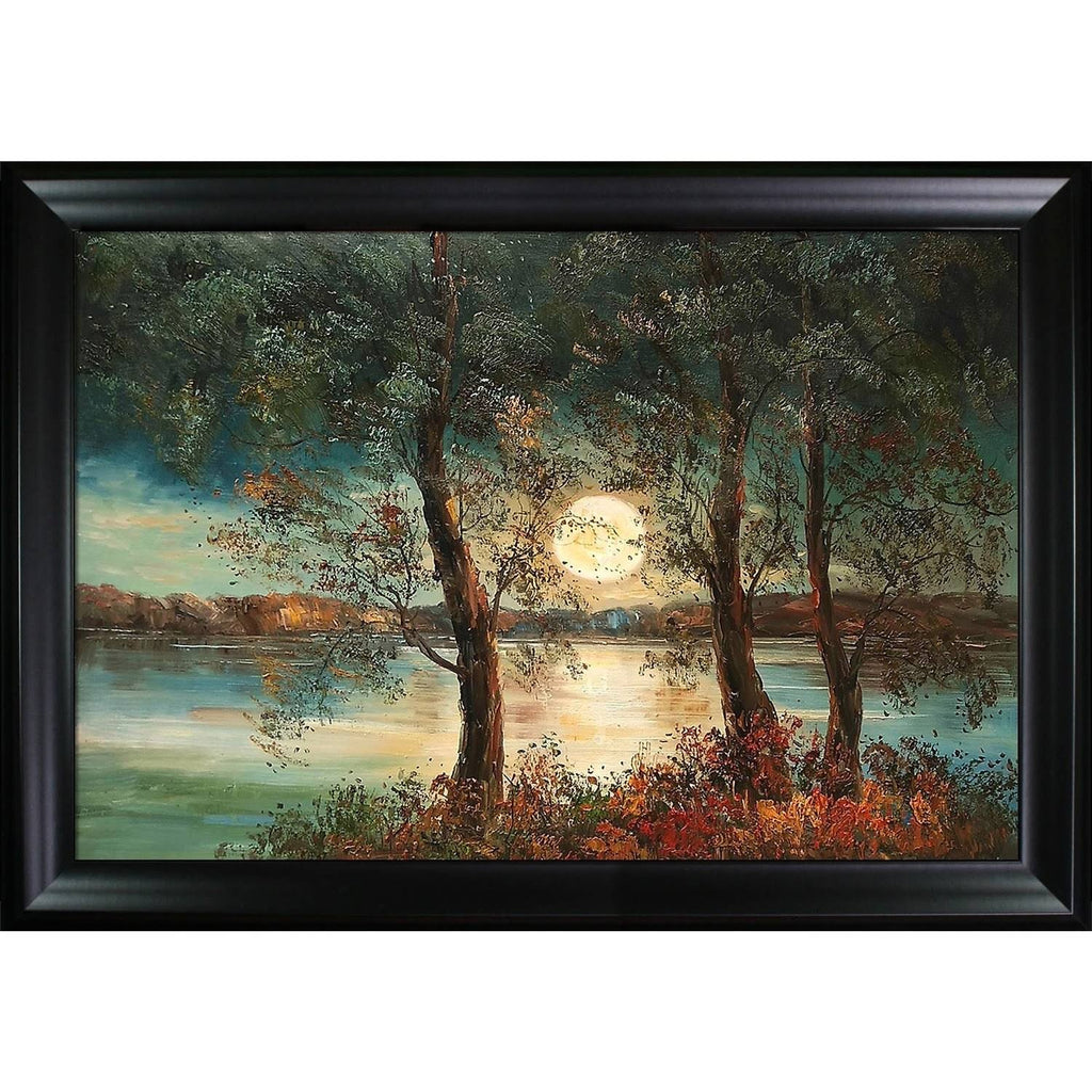 Black Satin Frame Canvas C14239
