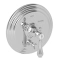 Balanced Pressure Tub & Shower Diverter Plate with Handle Weathered Copper V59371