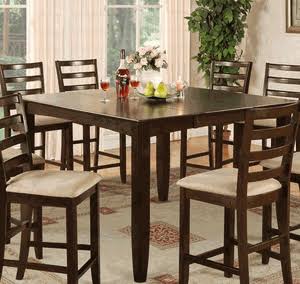 Counter Height Dining Square Table with Butterfly Leaf Q783760
