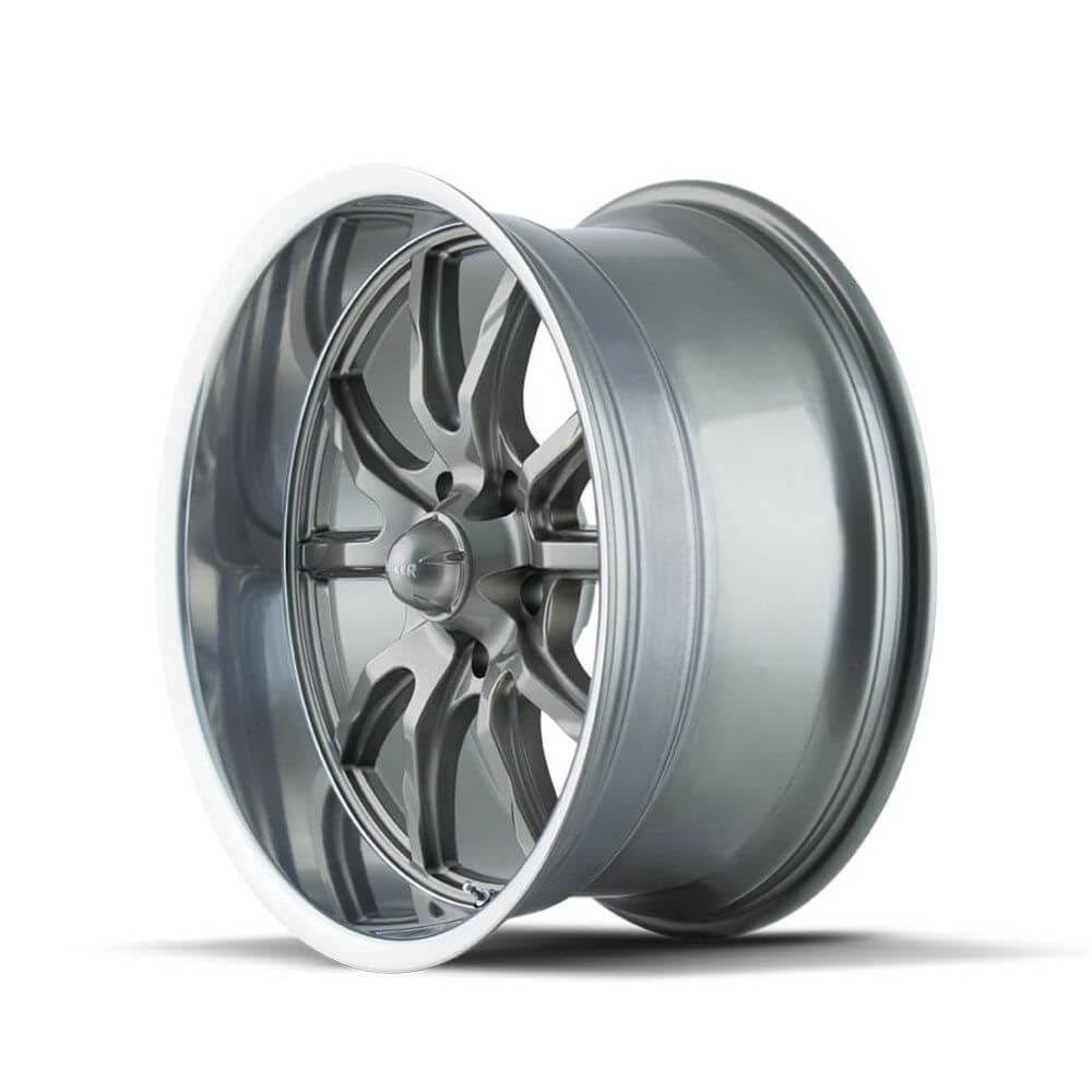 Grey/Polished Lip 15x8 Wheel M278