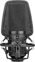 Large Diaphragm Multi-Pattern Studio Condenser Microphone with Shock Mount, Pop Filter, and XLR Cable Pack of 2 X70285