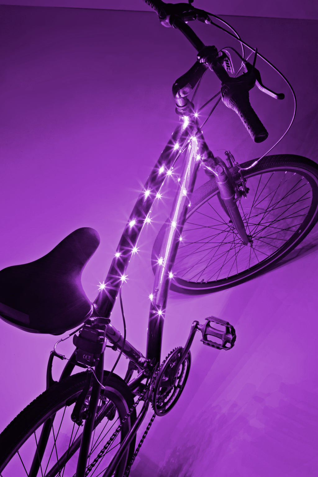 Purple LED Bicycle Frame Light R475