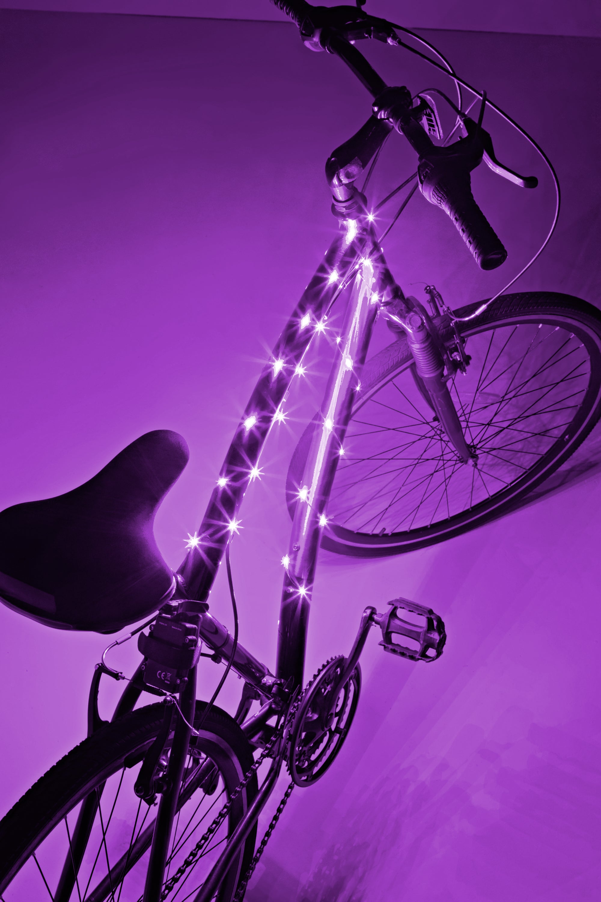 Purple LED Bicycle Frame Light R475
