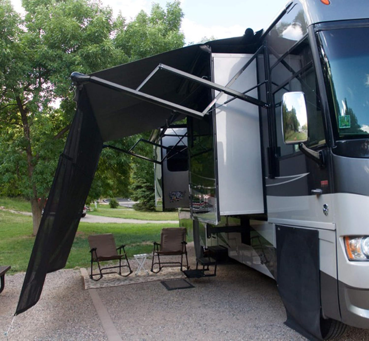 Black 13' x 9' RV Awning Q499547