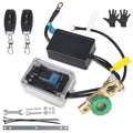 DC12V Wireless Remote Control Battery Disconnect Switch with LED Digital Voltmeter P5597
