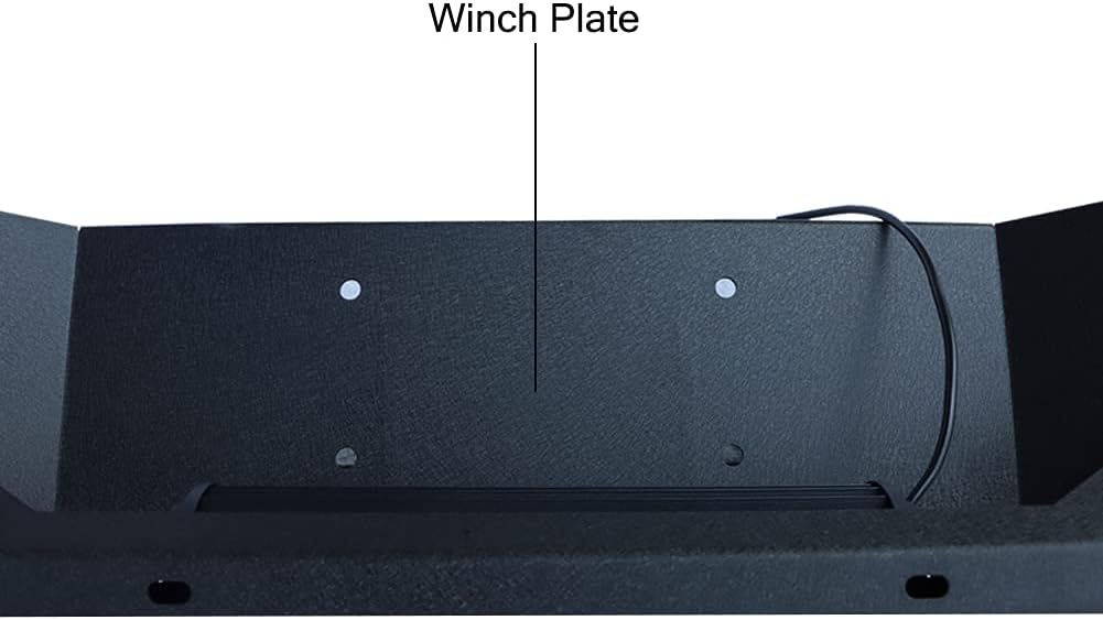 Front and Rear Bumper with LED Lights and Tire Carrier and Winch Plate U86928