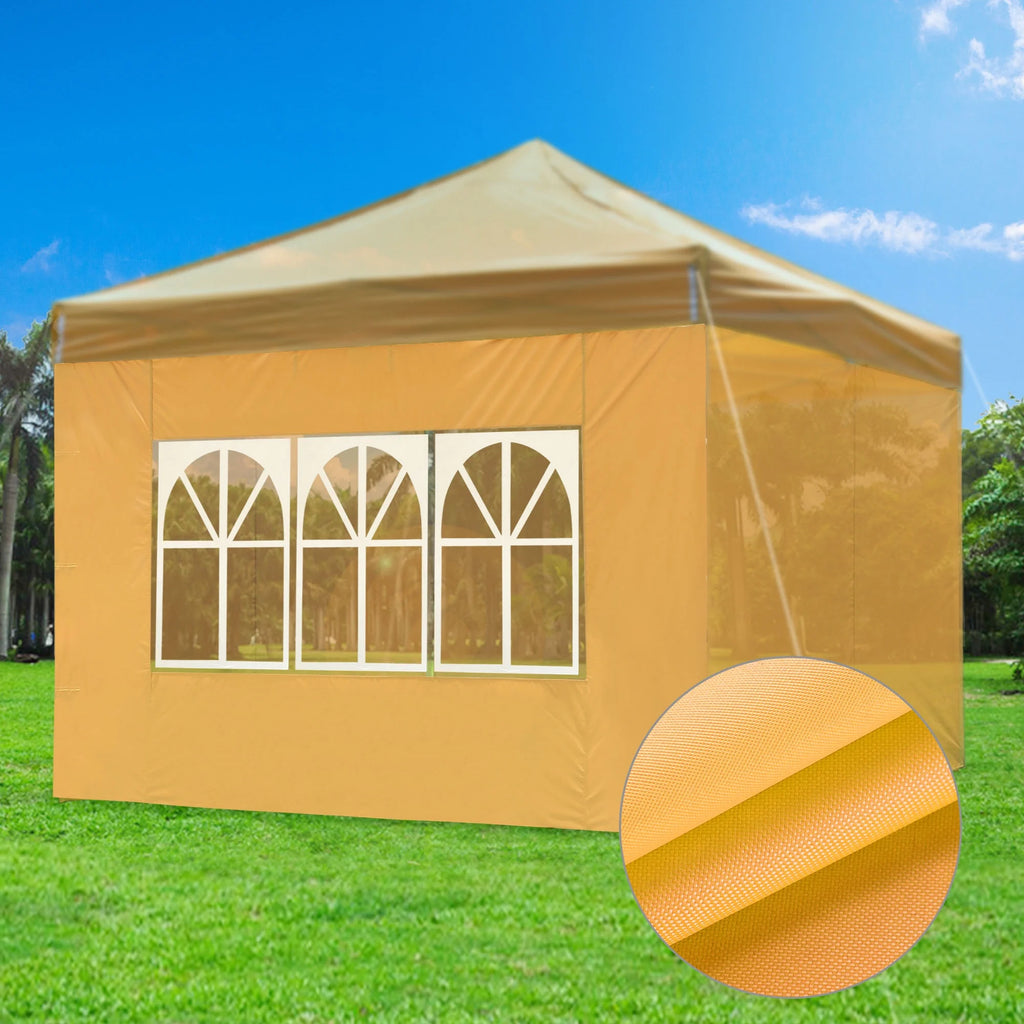 UV30+ Privacy Window Sidewall for 10x10ft Canopy Camping 2 Pieces Q3465