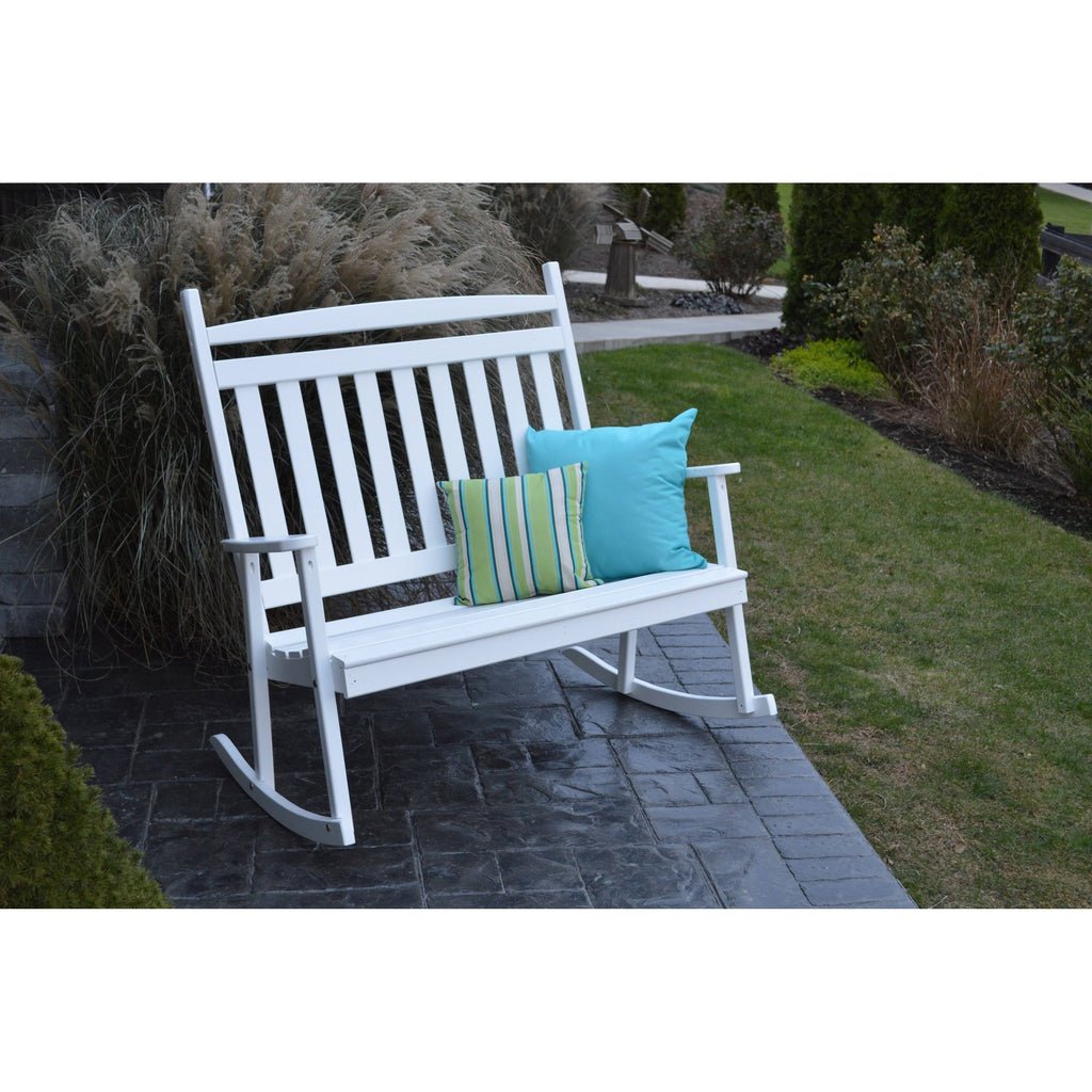Caribbean Blue Porch Rocker D24130