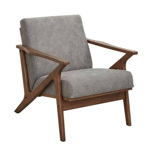 Camel Brown Solid Wood Chair Y1636