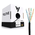 1000ft White Solid Bare Copper Bulk Ethernet Cable V9028