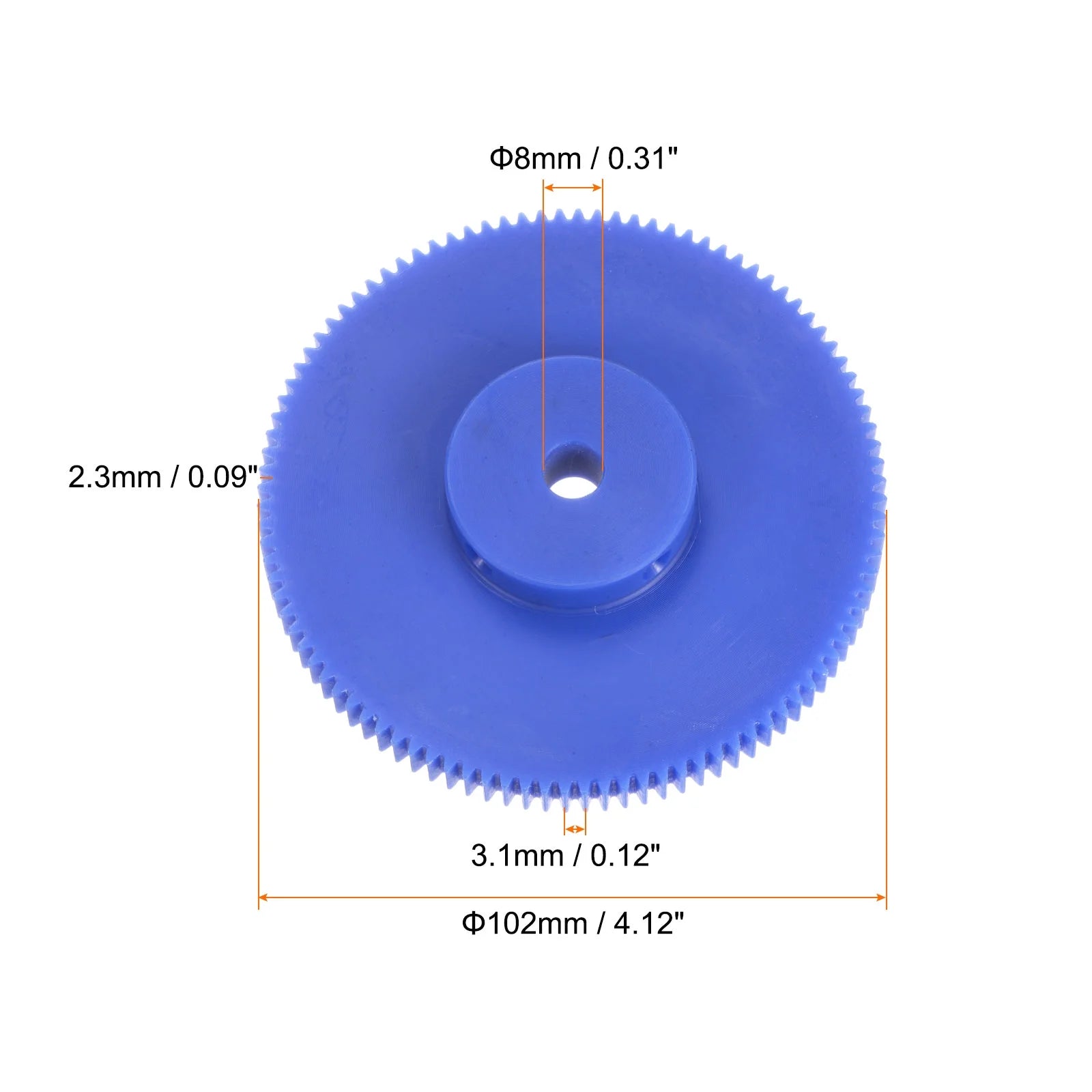 Spur Gear 8mm Inner Hole 100T Mod 1 Plastic Motor Gear P7802